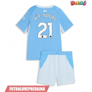 Lacne Dětský Futbalové dres Manchester City Rayan Ait-Nouri #21 2026-27 Krátky Rukáv - Domáci (+ trenírky)